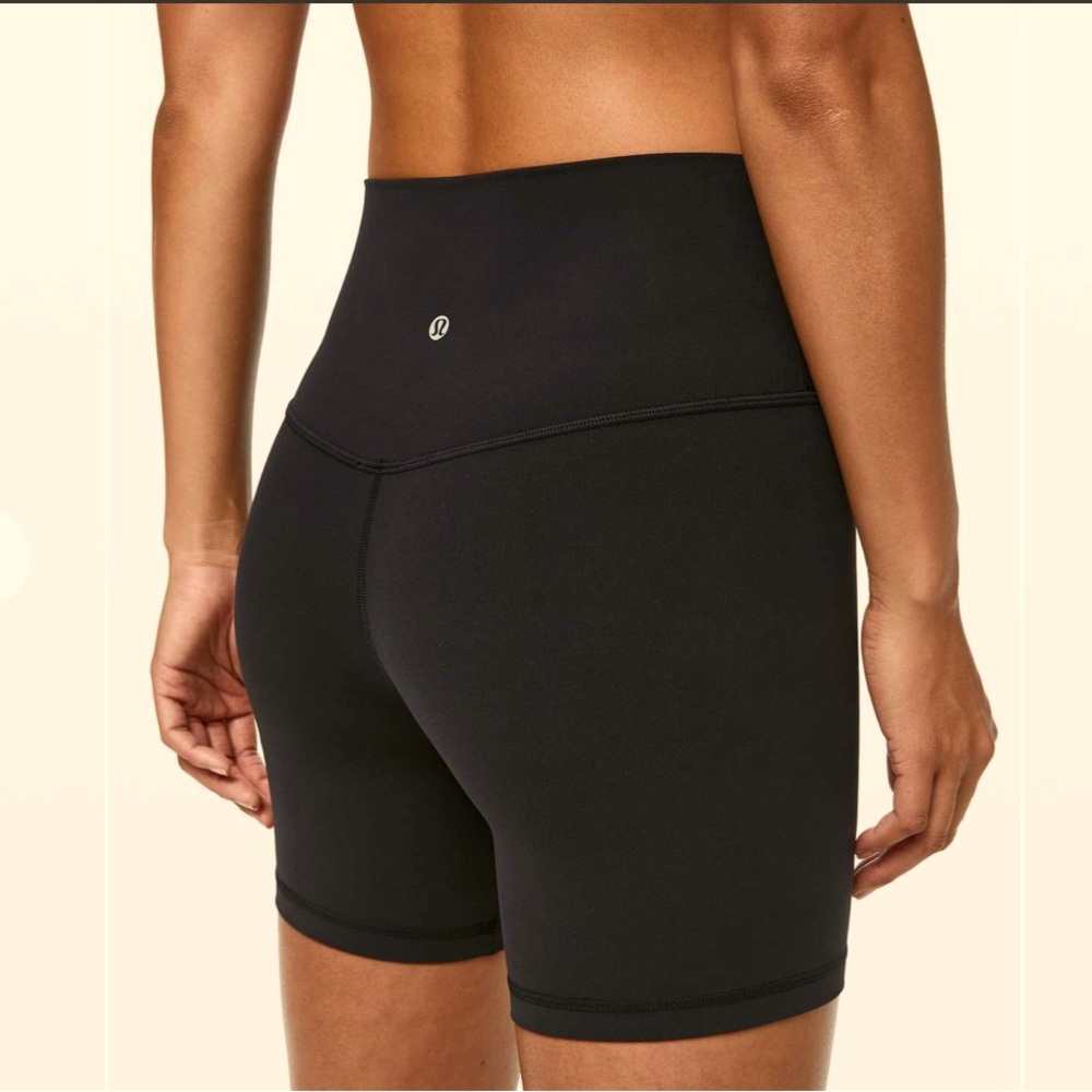 NWT SIZE 2 Lululemon Athletica BLACK ALIGN High-Rise Bike Short 6 IN Lulu NEW